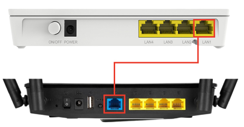 Connecting-the-ONT-to-the-router User Manual