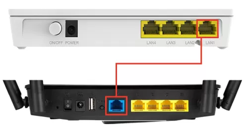 Connecting-the-ONT-to-the-router User Manual